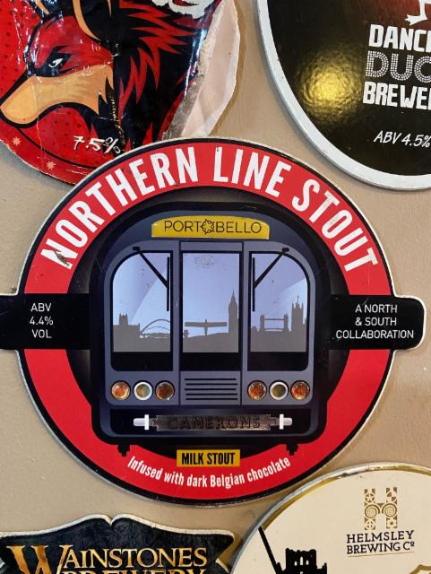 Northern Line Stout 4.4%, Camerons Brewing Company, England