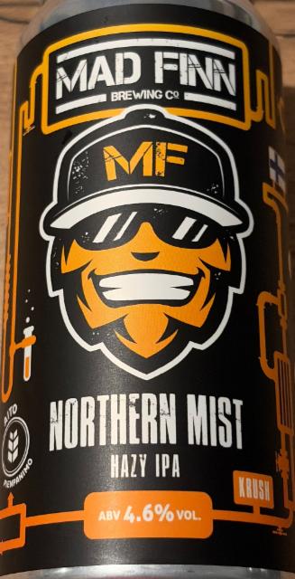Northern mist 4.6%, Mad Finn Brewing Co, Finland