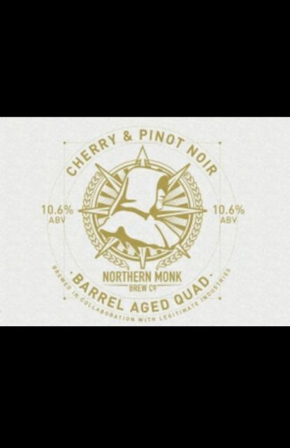 Cherry & Pinot Noir BA Quad 10.6%, Northern Monk Brew Co., England