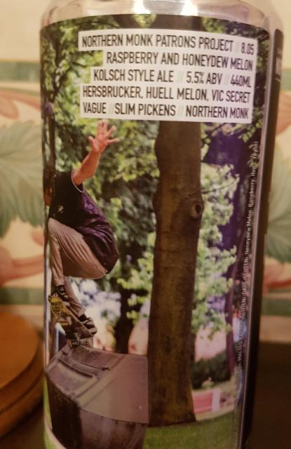 Patrons Project 8.05 Vague Honeydew Melon & Raspberry 5.5%, Northern Monk Brew Co., England