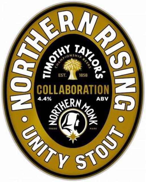 Northern Rising // Timothy Taylor Collaboration //Unity Stout 4.4%, Northern Monk Brew Co., England