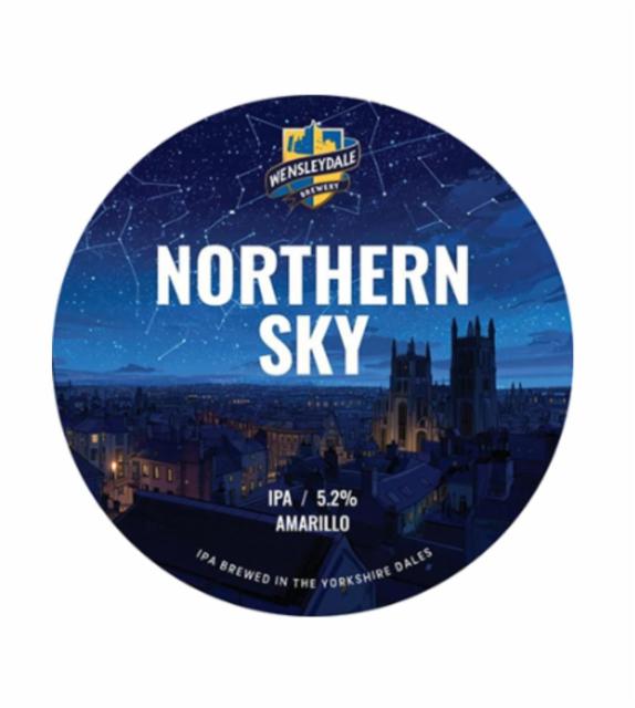 Northern Sky 5.2%, Wensleydale Brewery, England