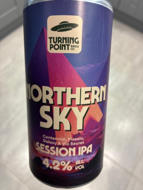 Northern sky 4.2%, Turning Point Brew Co., England