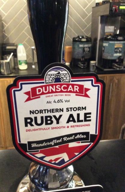 Northern Storm Ruby Ale, Dunscar Bridge Brewery