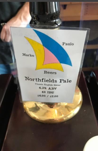 Northfields Pale 4.3%, Marko Paulo Brewery, England