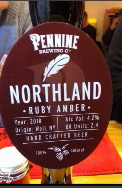 Northland 4.2%, Pennine Brewing Co., England