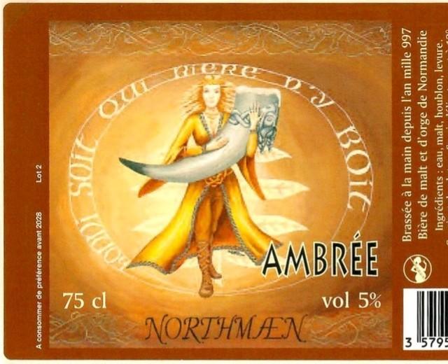 Northmæn Ambrée 5.0%, Ferme Brasserie Northmæn, France