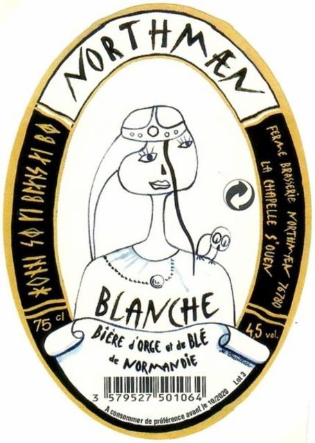 Northmæn Blanche 5.0%, Ferme Brasserie Northmæn, France
