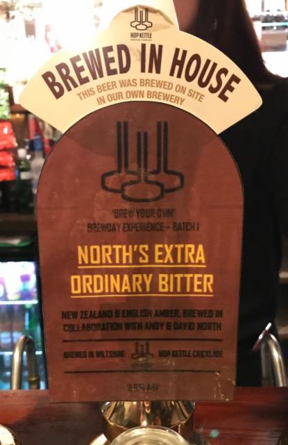 North's Extra Ordinary Bitter 3.9%, Hop Kettle Brewery, England