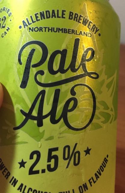 Northumberland Pale Ale 2.5%, Allendale Brewery, England