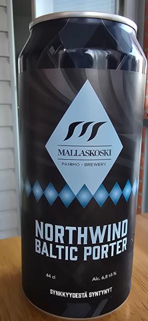 Northwind Baltic Porter 6.8%, Mallaskosken Panimo, Finland