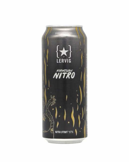 Norwegian Nitro Stout 4.7%, Lervig Aktiebryggeri, Norway