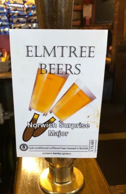 Norwich Suprise Major 5.1%, Elmtree Beers, England