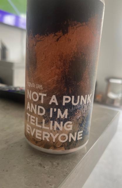 Not A Punk And I'm Telling Everyone 5.9%, Boundary Brewing, Northern Ireland