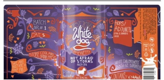 Not afraid of storms, White Dog Brewery