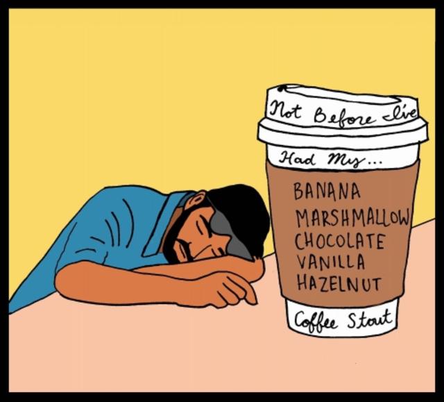 Not Before I've Had My Banana Marshmallow Chocolate Vanilla Hazelnut Coffee Stout 10.3%, Casita Brewing Company, United States