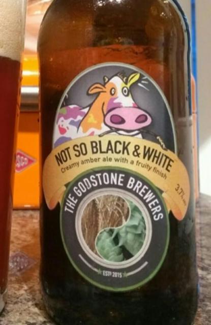 Not So Black & White 3.7%, The Godstone Brewers, England