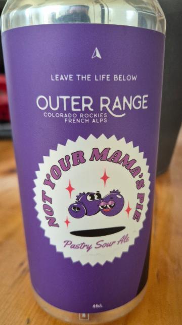 Not your mamans pie 4.6%, Outer Range Brewing Co. (France), France
