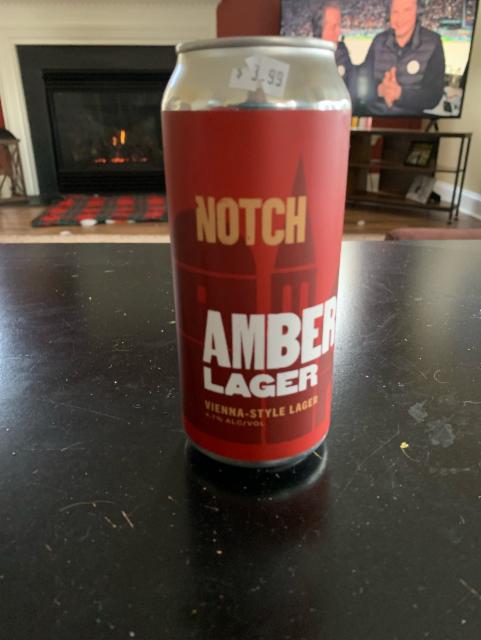 Notch Amber Lager 4.7%, Notch Brewing, United States