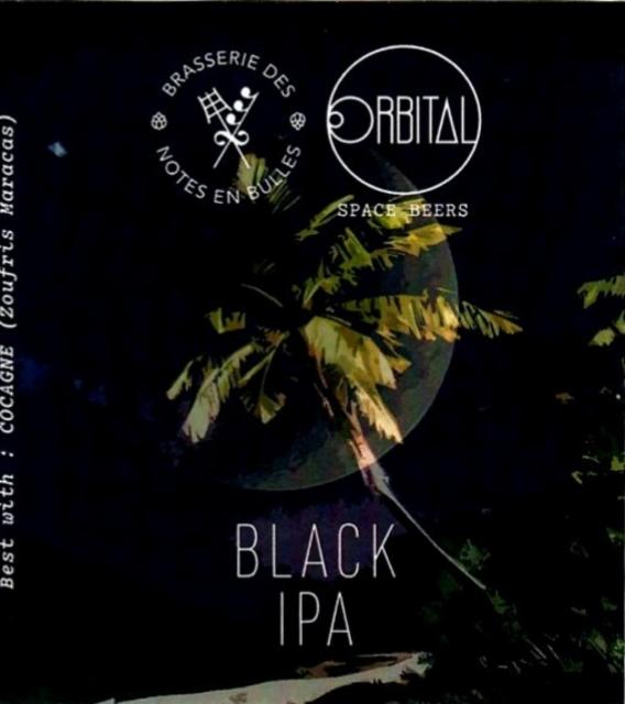 Notes En Bulles Black IPA (Collab Orbital Space) 7.0%, Brasserie Des Notes En Bulles [Closed], France