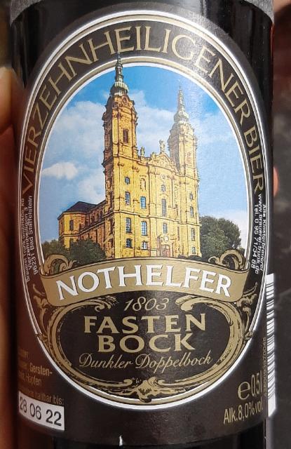 Nothelfer Fastenbock 8.0%, Alte Klosterbrauerei Vierzehnheiligen Brauerei Trunk, Germany