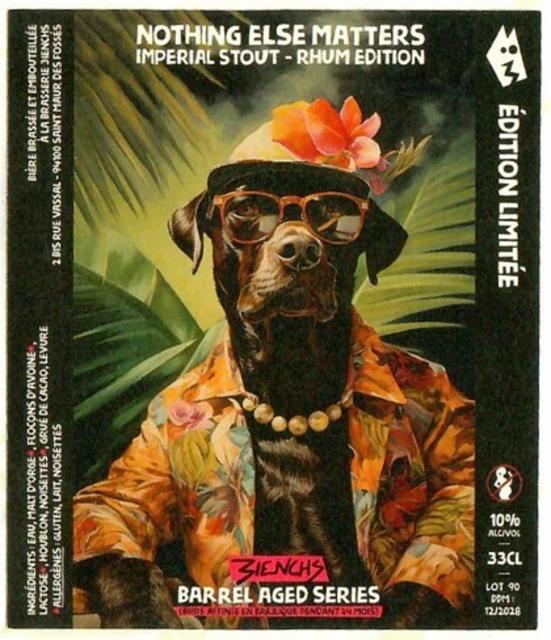Nothing Else Matters - Rhum Edition 10.0%, Brasserie 3ienchs, France