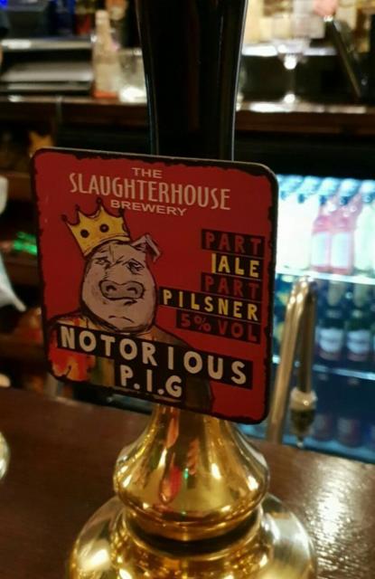 Notorious P.I.G 5.0%, The Slaughterhouse Brewery, England