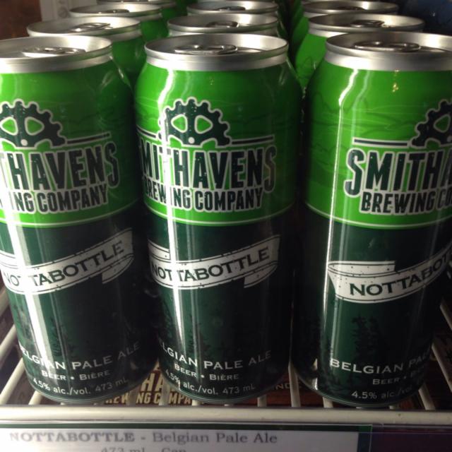 Nottabottle BPA 4.5%, Smithaven Brewery, Canada