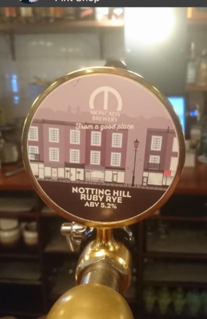 Notting Hill Ruby Rye 5.2%, Moncada Brewery, England