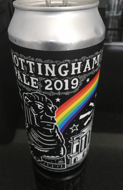 Nottingham Pride Pale 2019 4.5%, Black Iris Brewery, England
