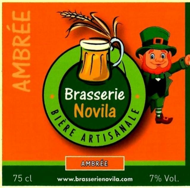 Novila Ambrée 7.0%, Brasserie Novila, France