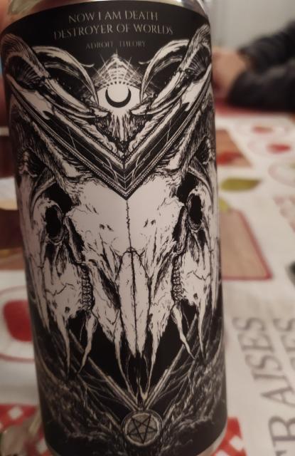 Now I Am Death Destroyer of Worlds (Ghost 898) 10.0%, Adroit Theory Brewing Company, United States