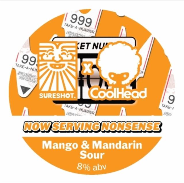 Now Serving Nonsense 8.0%, Sureshot Brewing, England