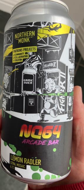 NQ64 -Arcade Bar 4.1%, Northern Monk Brew Co., England