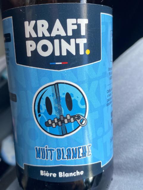 Kraft Point Nuit Blanche 5.0%, La Brasserie Du Vignoble (Bra'V), France