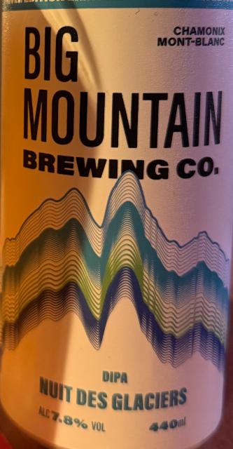 Nuit des glaciers, Big Mountain Brewing Co.