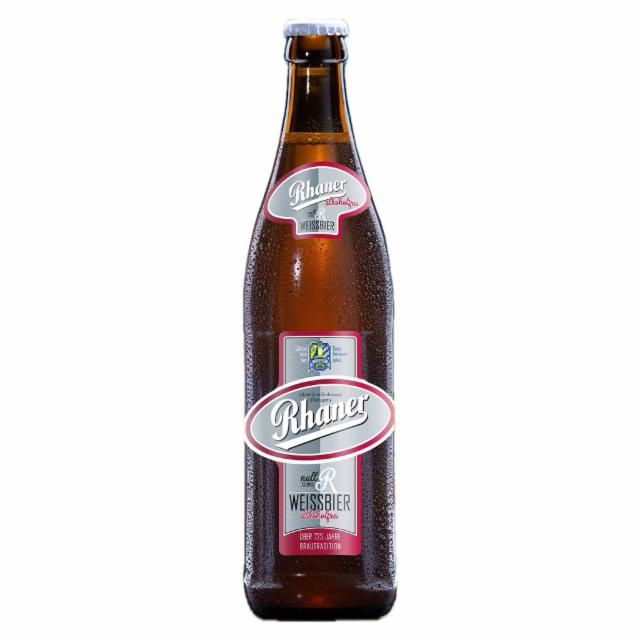 null Komma R Weißbier alkoholfrei 0.5%, Rhanerbräu, Germany