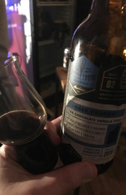 Number Crunch (2019) 13.6%, Bottle Logic Brewing, United States