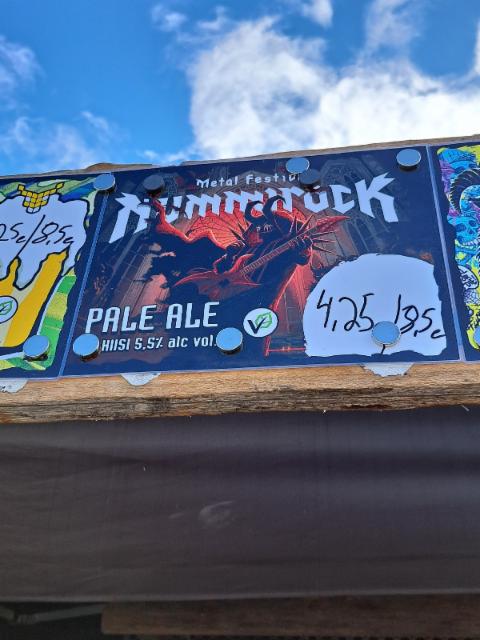 nummirock pale ale 2024 5.5%, Panimo Hiisi, Finland
