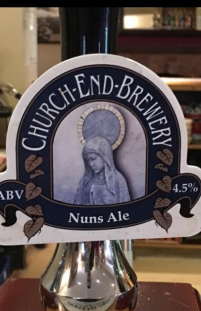 Nuns Ale 4.5%, Church End Brewery, England