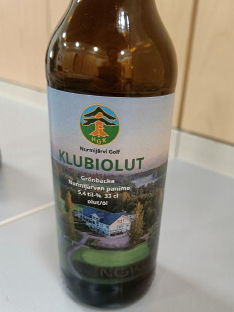 Nurmijärvi Golf - klubiolut 5.4%, Grönbacka Panimo, Finland