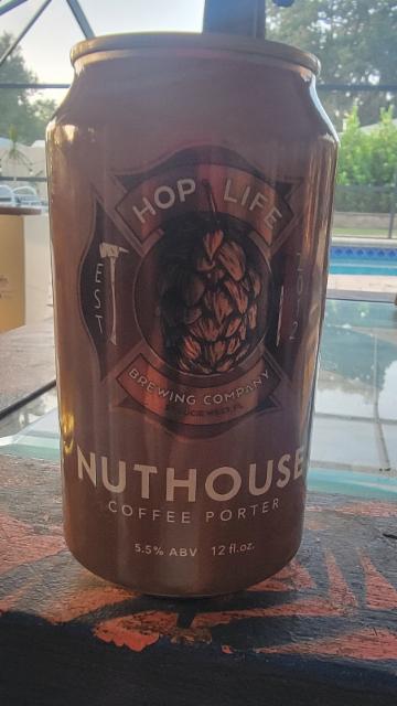 nuthouse coffee porter, Hop Life Brewing Company