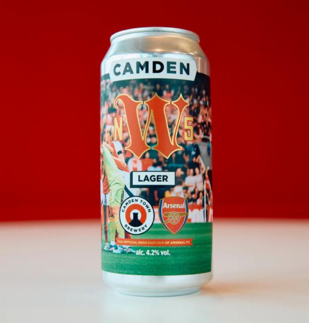 NW5 lager 4.2%, Camden Town Brewery (AB InBev), England