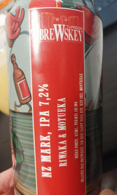 nz mark, ipa 7.2%, BreWskey, Canada