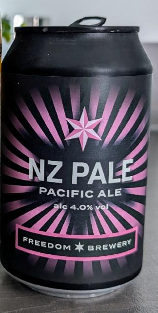 NZ Pale Pacific Ale 4.0%, Freedom Brewery, England