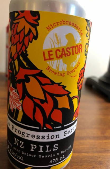 NZ pils 5.0%, Microbrasserie Le Castor, Canada