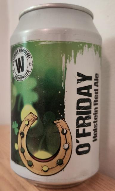 o' friday Holstein Red Ale, Wittorfer Brauerei