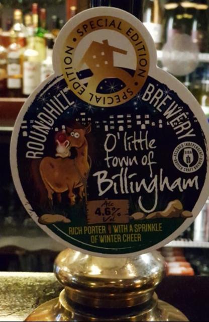 O' Little Town Of Billingham 4.6%, Roundhill Brewery, England