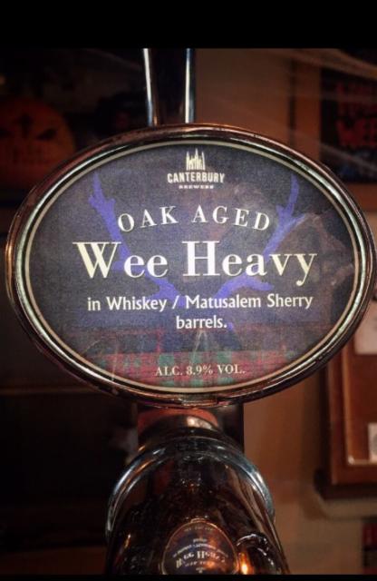 Oak Aged Wee Heavy 8.9%, Canterbury Brewers, England