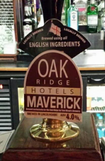 Oak Ridge Maverick 4.0%, Lincolnshire Craft Beers, England